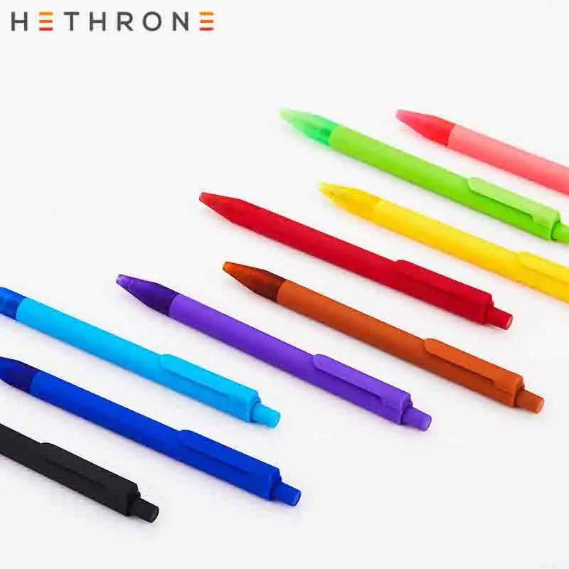 Hethrone Sign Pen Cololful 0.5mm Gel Pens Retractable Simple candy color ABS plastic pen Press type neutral watercolor Point pen
Hethrone Sign Pen Cololful 0.5mm Gel Pens Retractable Simple candy color ABS plastic pen Press type neutral watercolor Point pen
