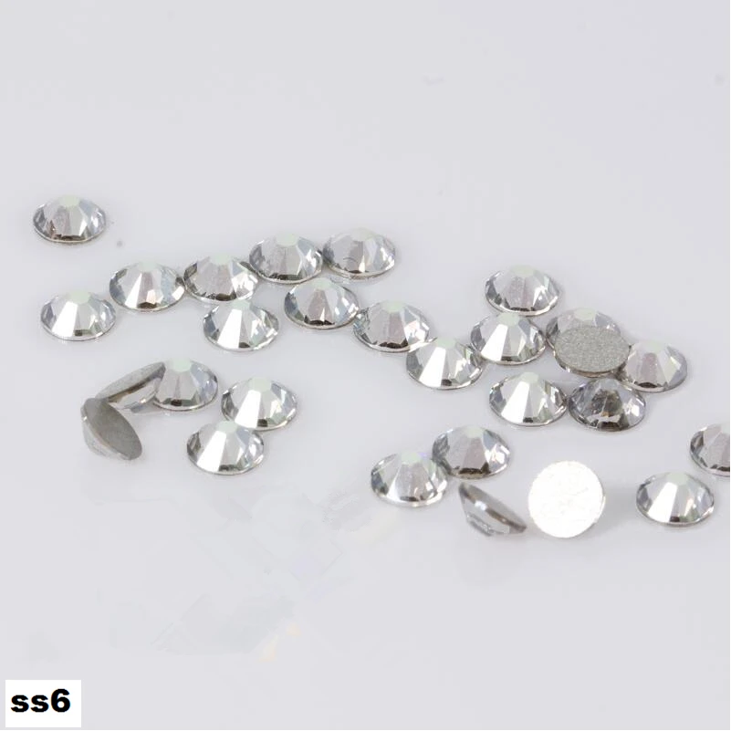 CCBLING ss6 (2mm) 1440pcs/Pack Crystal Clear Rhinestones for nail accessories Flat Back Non Hotfix Glue on Nail Art decoration
CCBLING ss6 (2mm) 1440pcs/Pack Crystal Clear Rhinestones for nail accessories Flat Back Non Hotfix Glue on Nail Art decoration