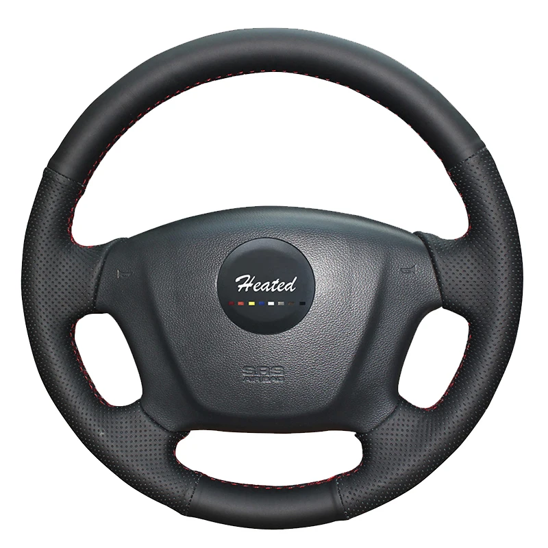 Heated for Kia Carens 2007-2011 Microfiber leather On Car Steering Wheel Cover braid on the steering wheel
Heated for Kia Carens 2007-2011 Microfiber leather On Car Steering Wheel Cover braid on the steering wheel