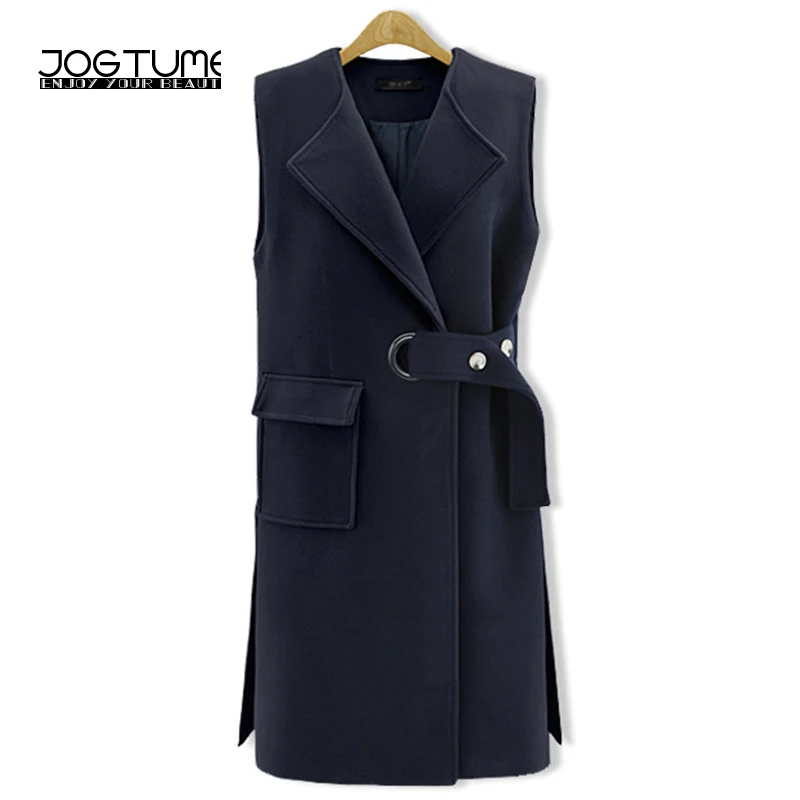 JOGTUME Winter Woolen Vests Coat 2017 Autumn Womens Fashion Long Coat Ladies Slim Warm Thick Vests Plus Size 4XL 5XL Top Quality
JOGTUME Winter Woolen Vests Coat 2017 Autumn Womens Fashion Long Coat Ladies Slim Warm Thick Vests Plus Size 4XL 5XL Top Quality
