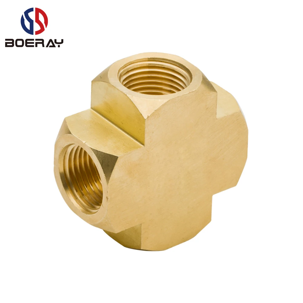 2pcs 1/8" 1/4" 3/8" 1/2" 4 Way Cross Brass Hose Tube Fitting Tee Joint with NPT Female Thread(Model 3950)
2pcs 1/8" 1/4" 3/8" 1/2" 4 Way Cross Brass Hose Tube Fitting Tee Joint with NPT Female Thread(Model 3950)