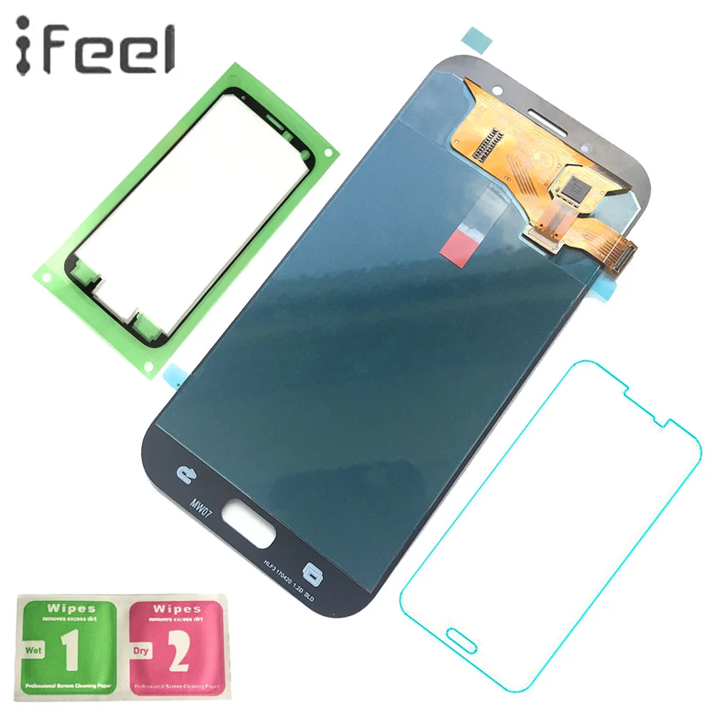 100% Tested Working LCD For Samsung Galaxy A7 2017 A720 A720F A720F/DS AMOLED LCD Display Touch Screen With Digitizer
100% Tested Working LCD For Samsung Galaxy A7 2017 A720 A720F A720F/DS AMOLED LCD Display Touch Screen With Digitizer