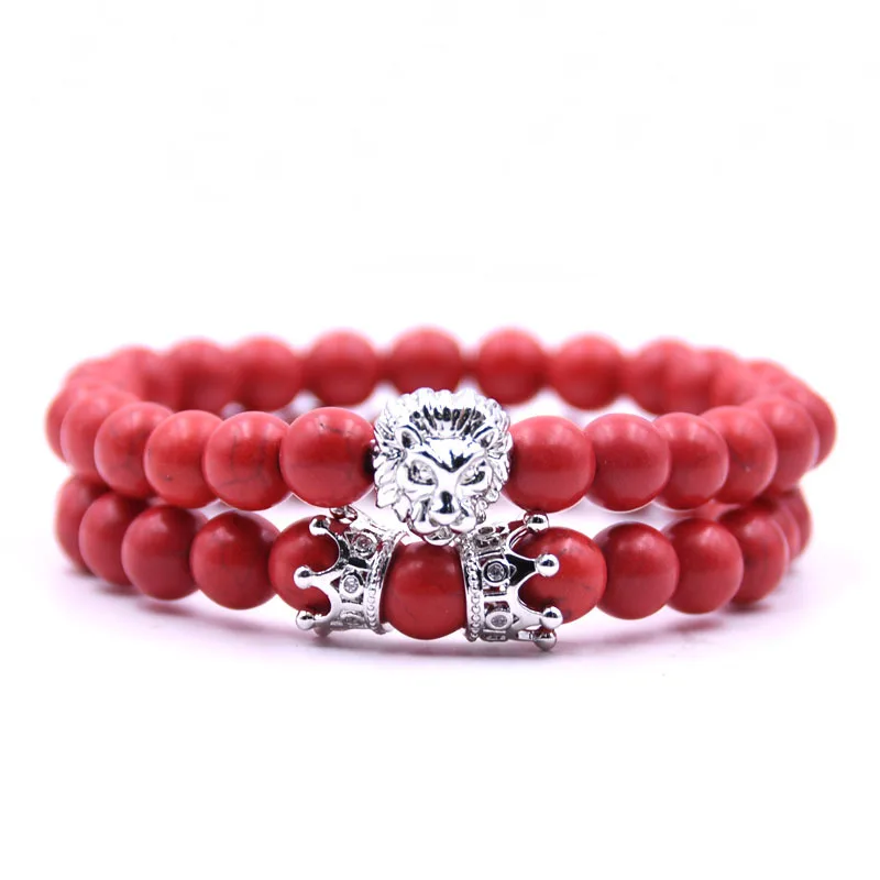 Classic 2pcs/set Lion Bracelet For Homme Women 8mm Lava Beads Braslet Couple Braclet Yoga Jewelry Distance Bracelet Pulseira
Classic 2pcs/set Lion Bracelet For Homme Women 8mm Lava Beads Braslet Couple Braclet Yoga Jewelry Distance Bracelet Pulseira