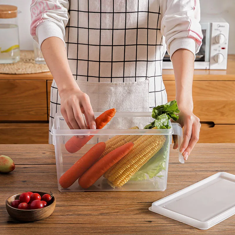 Kitchen Transparent Storage Box Plastic Sealed Refrigerator Storage Boxes Home Food Container Hot Sale
Kitchen Transparent Storage Box Plastic Sealed Refrigerator Storage Boxes Home Food Container Hot Sale