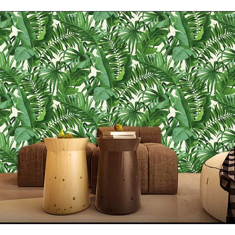 Custom Wall Papers Tropical Rainforest Leaves Photo Wallpaper Mural Stickers Papel Parede 3D Self Adhesive Vinyl/Silk Wallpaper
Custom Wall Papers Tropical Rainforest Leaves Photo Wallpaper Mural Stickers Papel Parede 3D Self Adhesive Vinyl/Silk Wallpaper