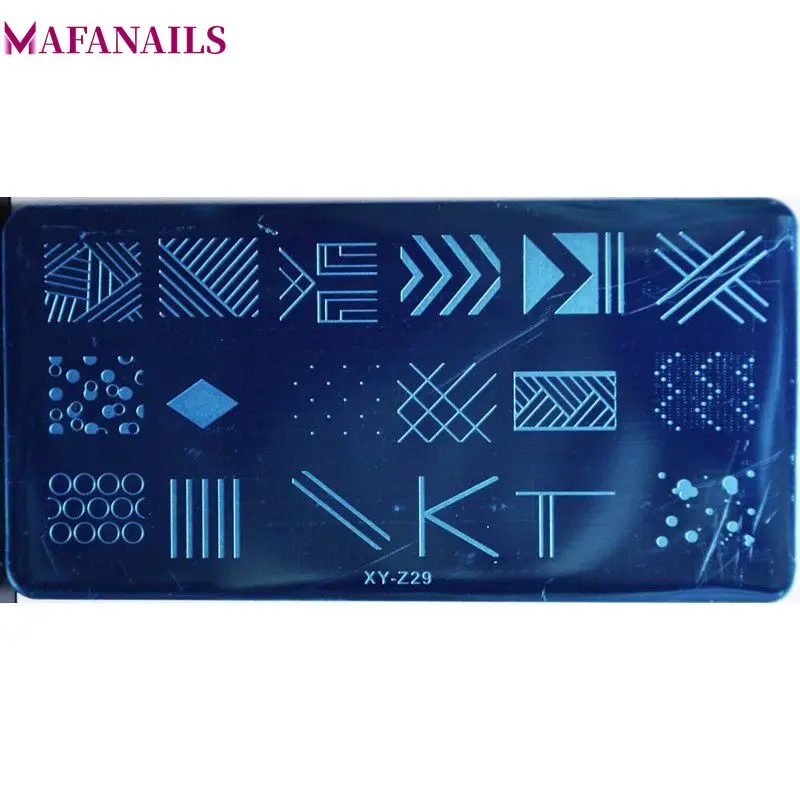 1Pc Quality Stainless Steel Rectangle Nail Art Stamp Image Plate Geometric Stamping Plates DIY Nail Tools for Nails Salon XYZ029
1Pc Quality Stainless Steel Rectangle Nail Art Stamp Image Plate Geometric Stamping Plates DIY Nail Tools for Nails Salon XYZ029