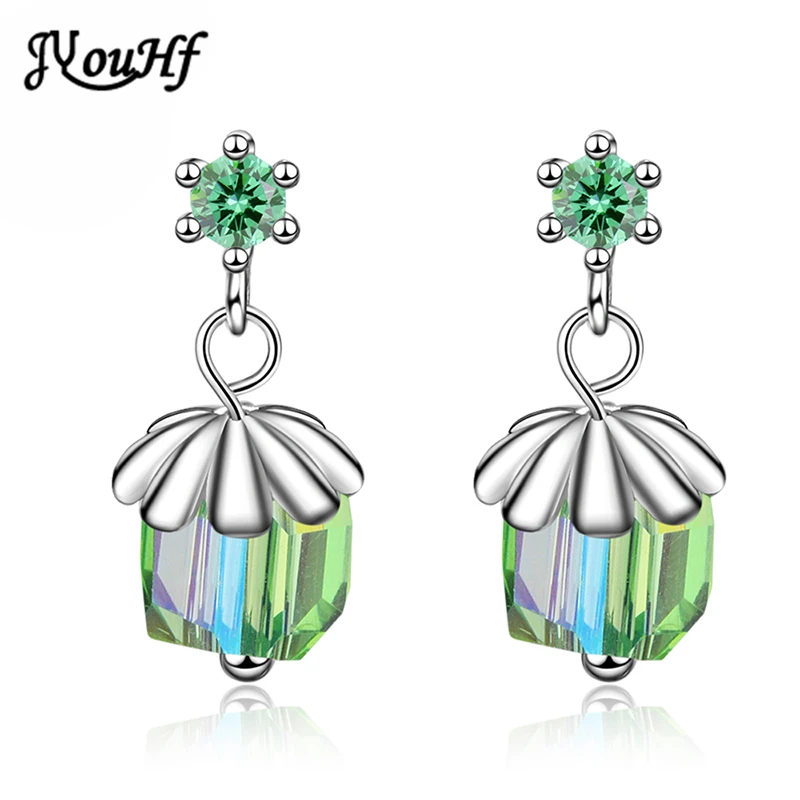 JYouHF 2019 New Fashion 925 Sterling Silver 2 Colors Glass Artificial Crystal Earrings for Women Bijoux Femme Ladies Jewelry
JYouHF 2019 New Fashion 925 Sterling Silver 2 Colors Glass Artificial Crystal Earrings for Women Bijoux Femme Ladies Jewelry