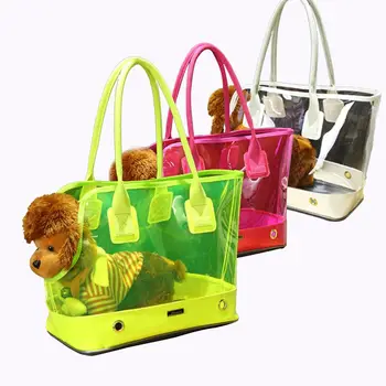 Novel Transparent Dog Carrier Bag Fashion PVC Portable Outdoor Cat Holder Bag Summer Pet Travel Handbag Head Out Shoulder Bag Q
Novel Transparent Dog Carrier Bag Fashion PVC Portable Outdoor Cat Holder Bag Summer Pet Travel Handbag Head Out Shoulder Bag Q