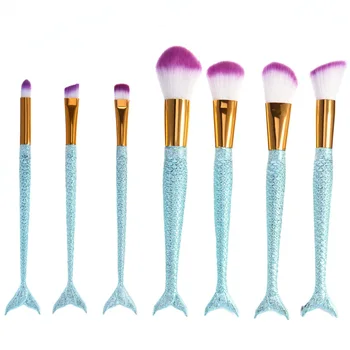 7pcs/set Mermaid Brushes Makeup Set Colorful Fish Tail Powder Foundation Eye Lip Contour Brushes Kit Cosmetic Tool
7pcs/set Mermaid Brushes Makeup Set Colorful Fish Tail Powder Foundation Eye Lip Contour Brushes Kit Cosmetic Tool
