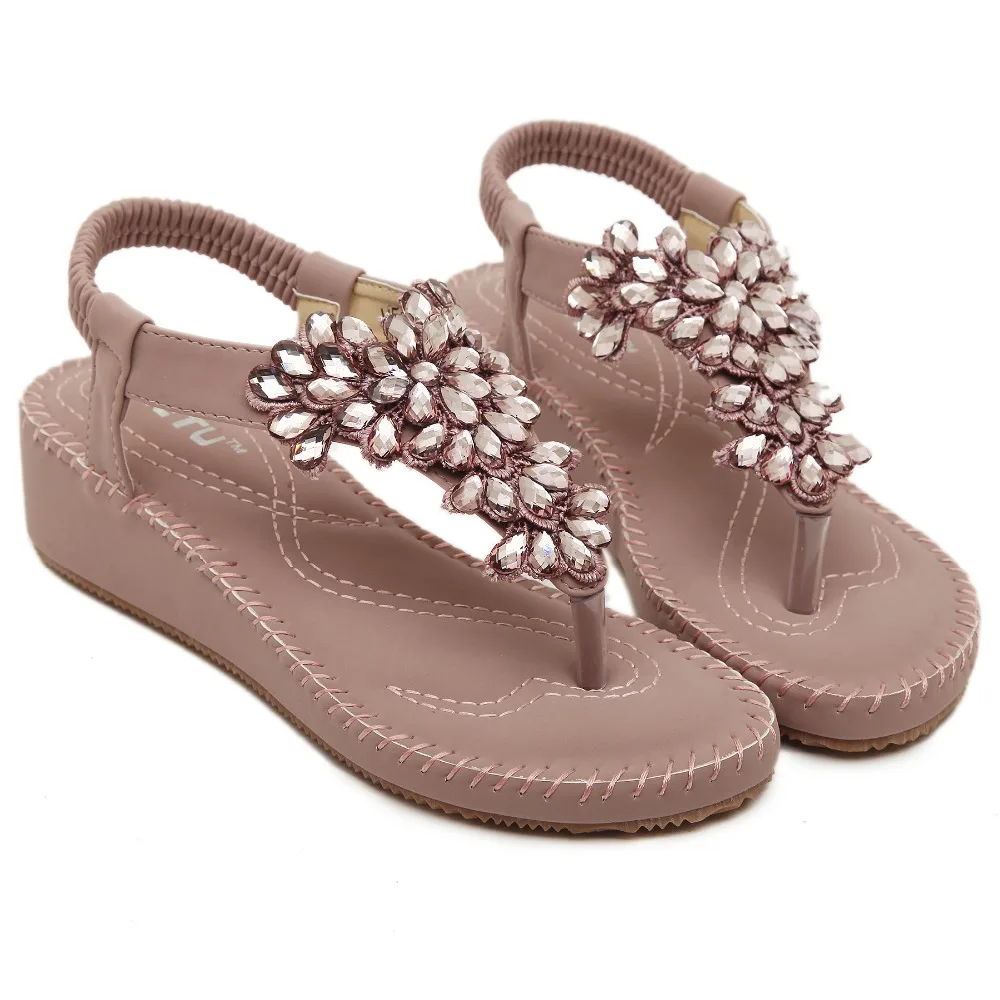 SIKETU Brand 2017 New Korean Rhinestone Sandals Women Heels Flip Flops Shoes Woman 35-40 SIKETU Brand 2017 New Korean Rhinestone Sandals Women Heels Flip Flops Shoes Woman 35-40