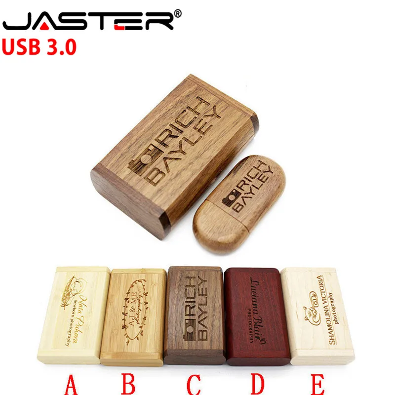 JASTER USB 3.0 (over 10 PCS free LOGO) Wooden USB Flash Drive Memory Stick + Packing Box pendrive 8GB 16GB 32GB wedding gift
JASTER USB 3.0 (over 10 PCS free LOGO) Wooden USB Flash Drive Memory Stick + Packing Box pendrive 8GB 16GB 32GB wedding gift