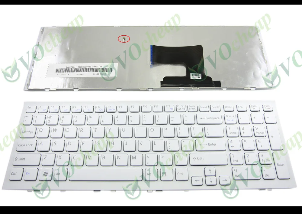 Genuine New Notebook Laptop keyboard for Sony Vaio VPC-EH VPCEH PCG-71911L PCG-71912L PCG-71913L -71914L -71811L -71811M White
Genuine New Notebook Laptop keyboard for Sony Vaio VPC-EH VPCEH PCG-71911L PCG-71912L PCG-71913L -71914L -71811L -71811M White