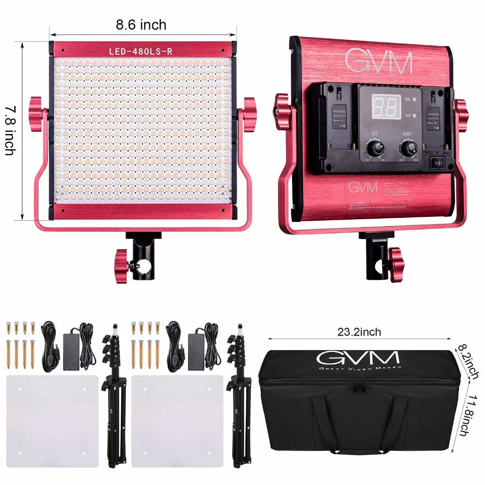 Red Photography lighting