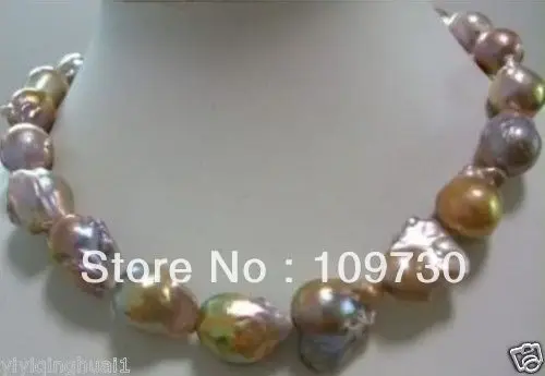 Jewelry 00780 Natural huge Color AAA 15-25mm south sea baroque pearl necklace 18 INCH
Jewelry 00780 Natural huge Color AAA 15-25mm south sea baroque pearl necklace 18 INCH