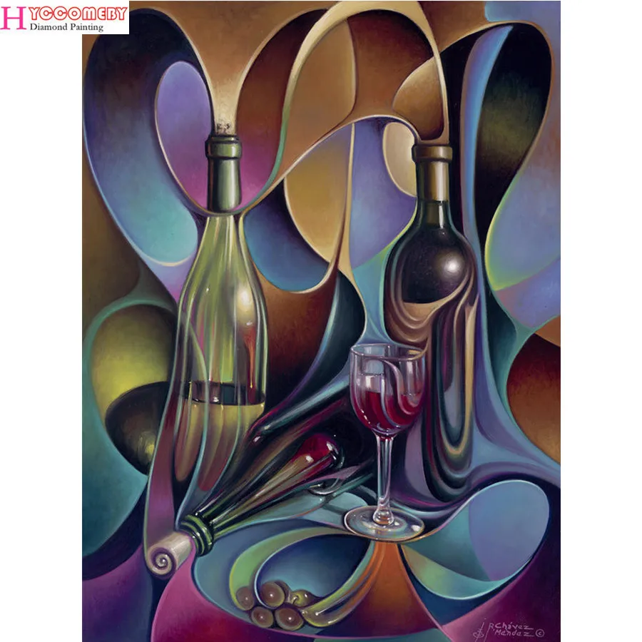 5D DIY Diamond Mosaic Embroidery Diamond Painting Full round Rhinestone cross stitch Home Decor diamond Red wine Colored lines
5D DIY Diamond Mosaic Embroidery Diamond Painting Full round Rhinestone cross stitch Home Decor diamond Red wine Colored lines