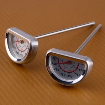 New 2Pcs Replacement Thermometer Heat Indicator 463224611 Fit for Charbroil Grill Stainless Steel Bimetallic 
New 2Pcs Replacement Thermometer Heat Indicator 463224611 Fit for Charbroil Grill Stainless Steel Bimetallic