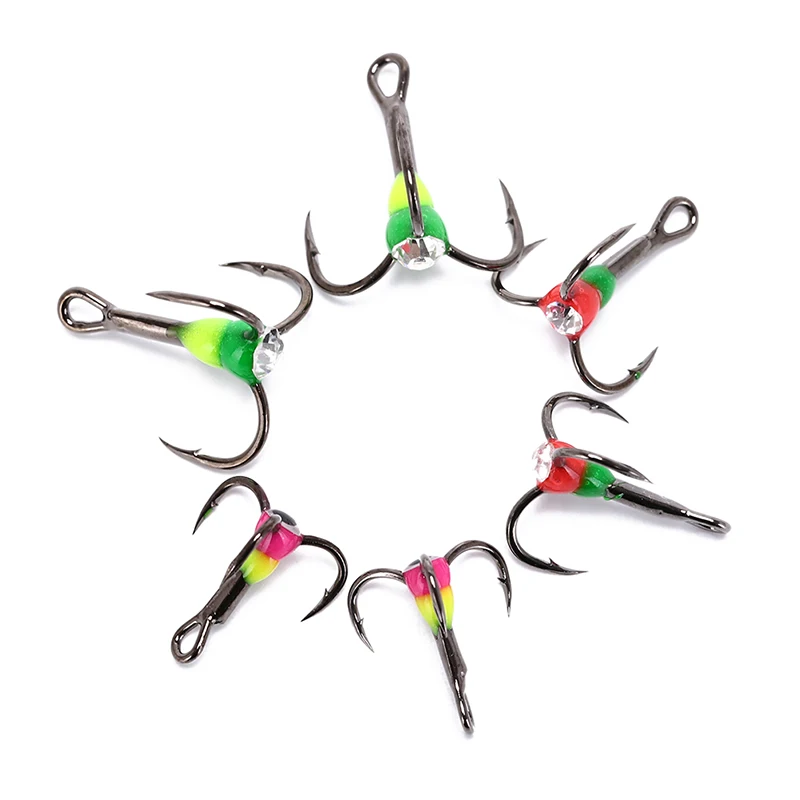 Winter Ice Fishing Three Anchor Hook Lure Mini Metal Bait Fish Hooks Size 8-10 2Pcs
Winter Ice Fishing Three Anchor Hook Lure Mini Metal Bait Fish Hooks Size 8-10 2Pcs