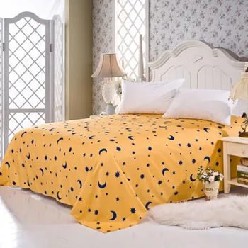 Yellow Color Flat Bed Sheet Moon Stars Cartoon Flat Sheet 1 Piece Polyester Sanding Bed Sheet Only XF347-11
Yellow Color Flat Bed Sheet Moon Stars Cartoon Flat Sheet 1 Piece Polyester Sanding Bed Sheet Only XF347-11