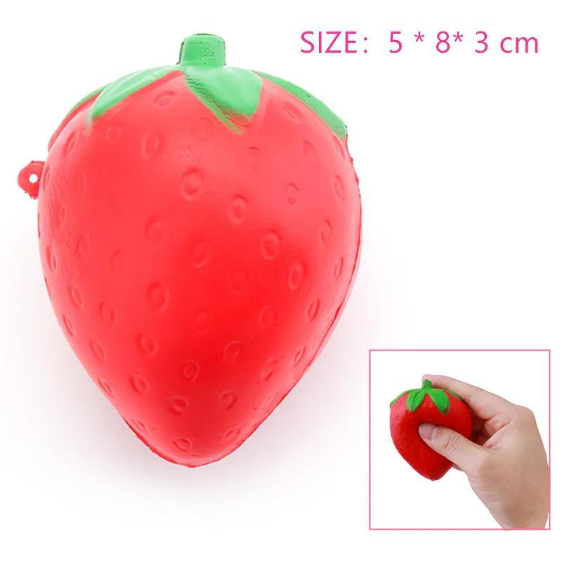 Squishy Strawberry cheap Slow Rising Squeeze Phone Strap Charm Pendant Squishes Simulation soft Scented Kid Toy Gift Collections
Squishy Strawberry cheap Slow Rising Squeeze Phone Strap Charm Pendant Squishes Simulation soft Scented Kid Toy Gift Collections