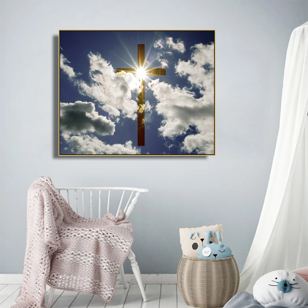 Laeacco Christian Canvas Painting Calligraphy Home Decor Sunshine Cross Posters and Prints Wall Art Pictures Living Room Bedroom
Laeacco Christian Canvas Painting Calligraphy Home Decor Sunshine Cross Posters and Prints Wall Art Pictures Living Room Bedroom