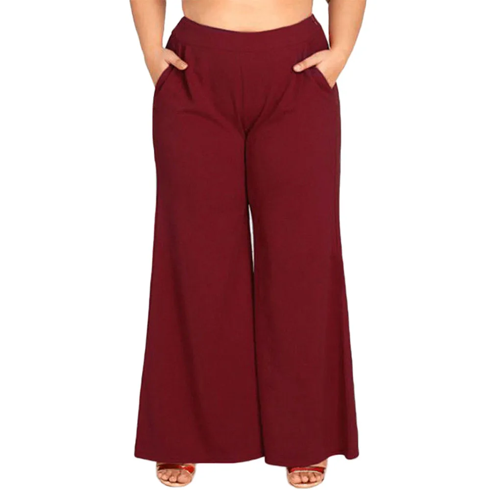 Feitong Women Loose Wide Leg Palazzo Zip High Waist Flare Pants Casual Streetwear Oversize Plus Female Trousers Femme Pantalons
Feitong Women Loose Wide Leg Palazzo Zip High Waist Flare Pants Casual Streetwear Oversize Plus Female Trousers Femme Pantalons
