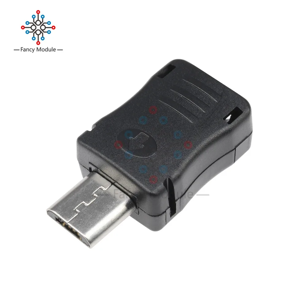 High Quality 100pcs 5 Pin T Port Male Micro USB Plug Socket Contor + Plastic Cover for DIY Wholesale
High Quality 100pcs 5 Pin T Port Male Micro USB Plug Socket Contor + Plastic Cover for DIY Wholesale