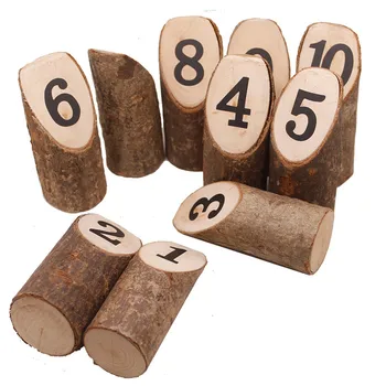 10pcs/lot Wood Pile 1-10 numeral Card Photo Natural Wooden Stump Shape Menu Number Clip Stand Wedding Party Table Decor
10pcs/lot Wood Pile 1-10 numeral Card Photo Natural Wooden Stump Shape Menu Number Clip Stand Wedding Party Table Decor
