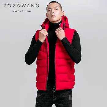 ZOZOWANG Vest Coat Men 2018 Winter Warm Sleeveless Jacket Men Winter Waistcoat Mens Solid Color Casual Coats Mens Plus Size Ves
ZOZOWANG Vest Coat Men 2018 Winter Warm Sleeveless Jacket Men Winter Waistcoat Mens Solid Color Casual Coats Mens Plus Size Ves