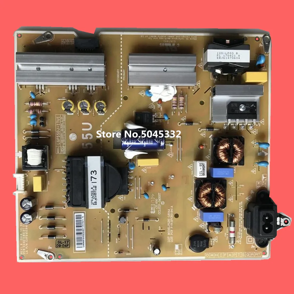 Power Board Card Supply For LG LCD TV 55UJ6300 55UJ630V LGP55DJ-17U1 55UK6100 55UJ6307 55UJ634V
Power Board Card Supply For LG LCD TV 55UJ6300 55UJ630V LGP55DJ-17U1 55UK6100 55UJ6307 55UJ634V