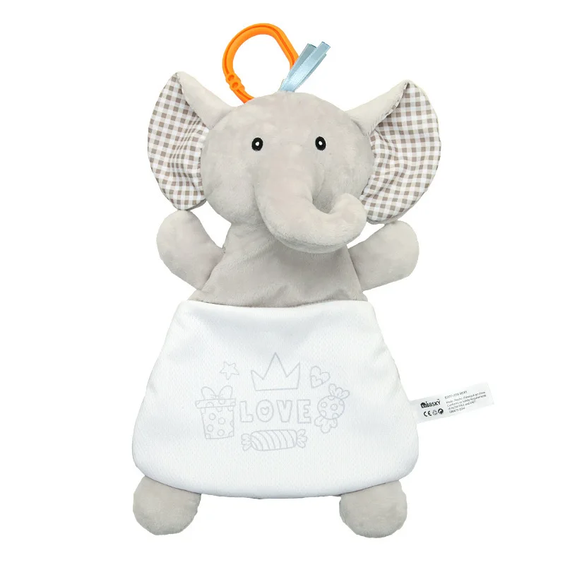 Newborn Baby Infant Sleeping Comfort Appease Soothing Saliva Towel Hanging Lovely Animals Elephant Plush Toys With Pouch
Newborn Baby Infant Sleeping Comfort Appease Soothing Saliva Towel Hanging Lovely Animals Elephant Plush Toys With Pouch