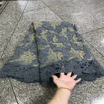 High Class African Lace Fabric With Rhinestone Two Color Mixed French Tulle Net Lace Fabric For Women's Clothes
High Class African Lace Fabric With Rhinestone Two Color Mixed French Tulle Net Lace Fabric For Women's Clothes