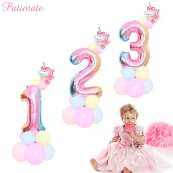 PATIMATE gradient Rainbow Balloons For Birthday Party Foil Number Balloon Baby Shower Macaron Unicorn Ballon Party Decoration
PATIMATE gradient Rainbow Balloons For Birthday Party Foil Number Balloon Baby Shower Macaron Unicorn Ballon Party Decoration