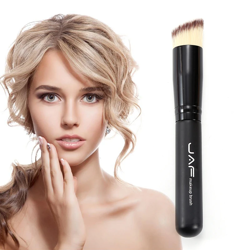 JAF 1pc makeup brush black Angled Multi function Face Makeup Brush Liquid Foundation Contour Powder Make Up Slant Brush
JAF 1pc makeup brush black Angled Multi function Face Makeup Brush Liquid Foundation Contour Powder Make Up Slant Brush