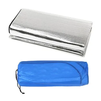 Double Sided Foldable Waterproof Aluminum Foil Mat Outdoor Travel Beach Mat Sleeping Mattress for Camping Hiking
Double Sided Foldable Waterproof Aluminum Foil Mat Outdoor Travel Beach Mat Sleeping Mattress for Camping Hiking