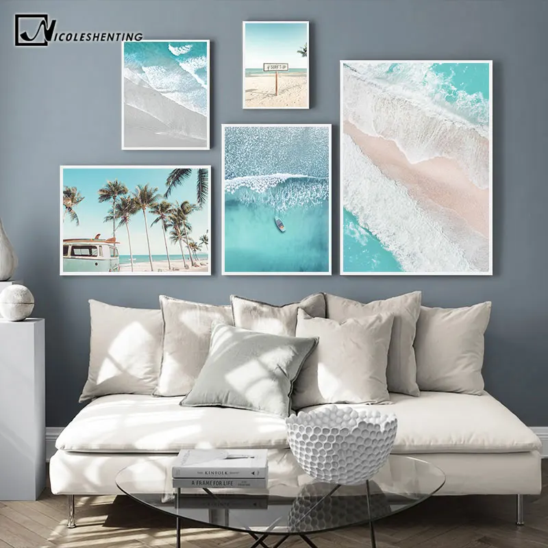 Boat Ocean Waves Overhead Picture Nature Scandinavian Poster Nordic Decoration Sandy Beach Bus Print Wall Art Canvas Painting
Boat Ocean Waves Overhead Picture Nature Scandinavian Poster Nordic Decoration Sandy Beach Bus Print Wall Art Canvas Painting
