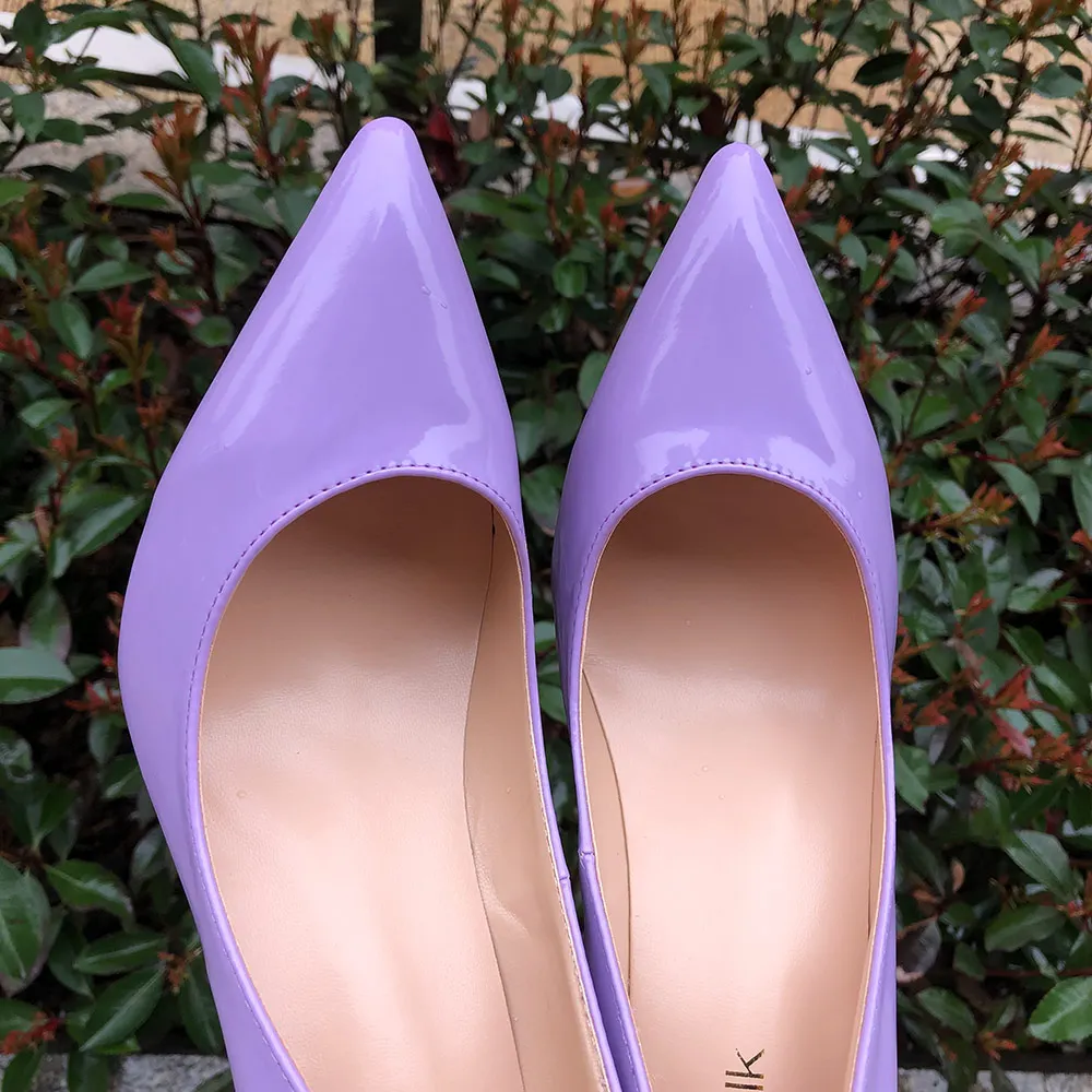 Veowalk Classic Design Women Pointed Toe High Heel Shoes Elegant OL ladies Fashion Slip on Pumps Woman Stilettos Light Purple Veowalk Classic Design Women Pointed Toe High Heel Shoes Elegant OL ladies Fashion Slip on Pumps Woman Stilettos Light Purple