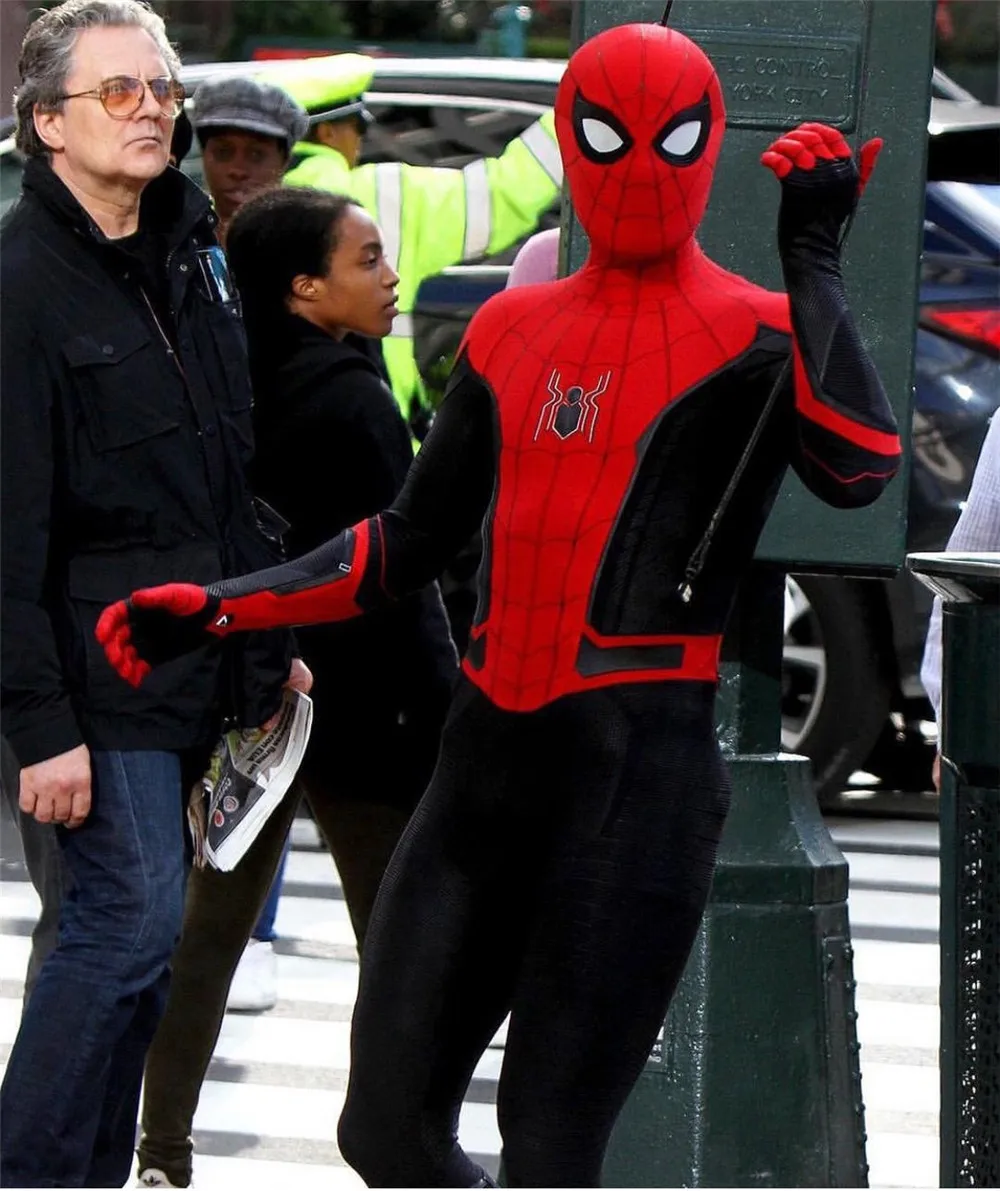 Cosplay adult Spider Man Far From Home jumpsuit lycra zipper jumpsuit Spiderman Hero Halloween Carnival costume
Cosplay adult Spider Man Far From Home jumpsuit lycra zipper jumpsuit Spiderman Hero Halloween Carnival costume
