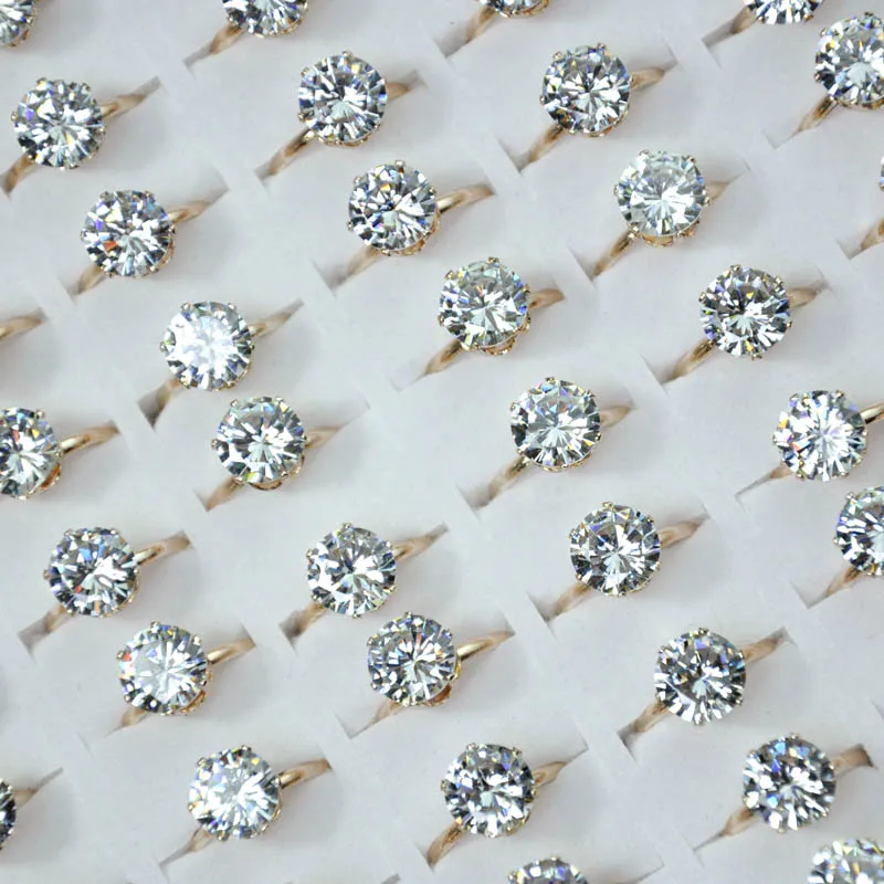 150Pcs 1.75ct Zircon Rose Golden Engagement Rings for women Wedding rings lots female anel Austrian Crystals Jewelry LR4052
150Pcs 1.75ct Zircon Rose Golden Engagement Rings for women Wedding rings lots female anel Austrian Crystals Jewelry LR4052
