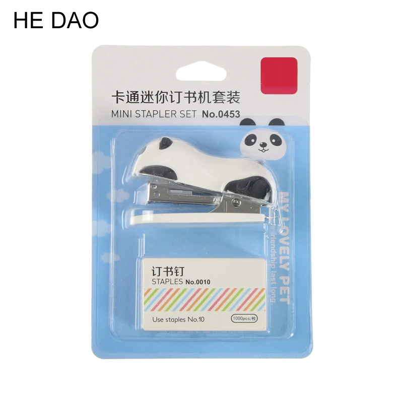 1 Pc Cartoon Mini Panda Stapler Set School Office Supplies Stationery Paper Binding Binder Book
1 Pc Cartoon Mini Panda Stapler Set School Office Supplies Stationery Paper Binding Binder Book