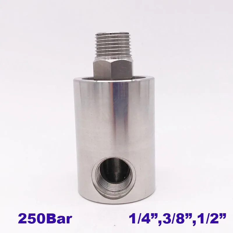 250Bar high pressure rotary swivel joint 50RPM 1/4 3/8 1/2 inch thread stainless steel 304 rotating fitting for water oil gas
250Bar high pressure rotary swivel joint 50RPM 1/4 3/8 1/2 inch thread stainless steel 304 rotating fitting for water oil gas