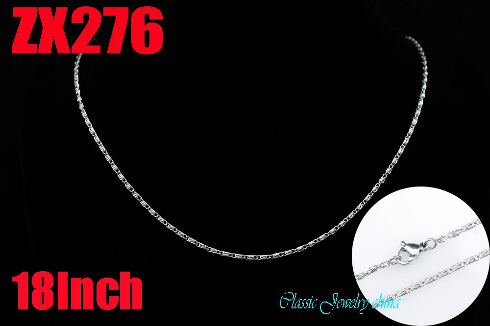 Фото Женская Цепь из нержавеющей стали 14 38 дюймов 1 5 мм ZX276|sweater chain|chain - купить