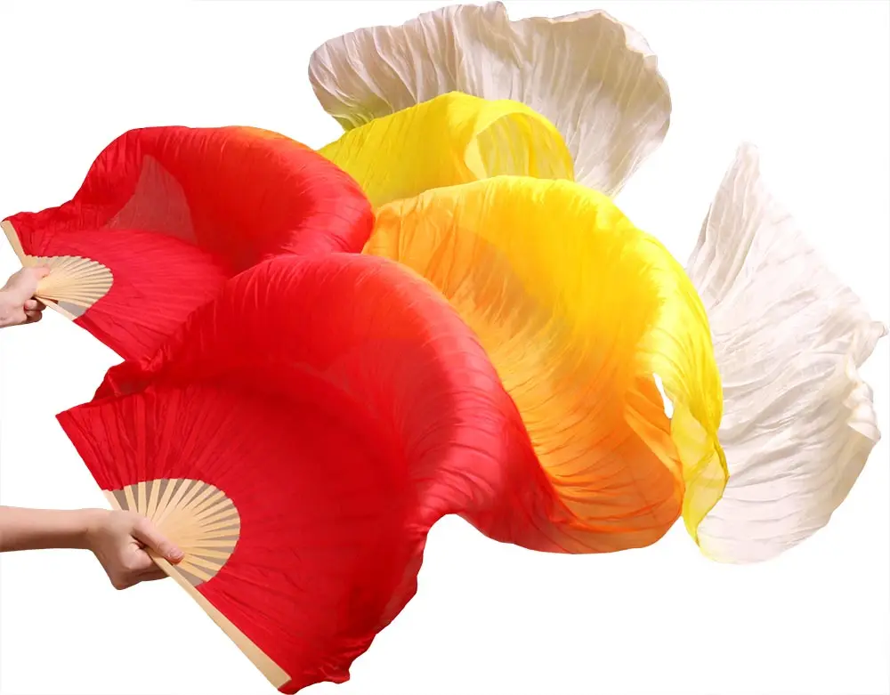 High Quality Silk Belly Dance Fan Dance 100% Real Silk Veils Left+right blue Colors hot sale red +orange+ yellow +white
High Quality Silk Belly Dance Fan Dance 100% Real Silk Veils Left+right blue Colors hot sale red +orange+ yellow +white