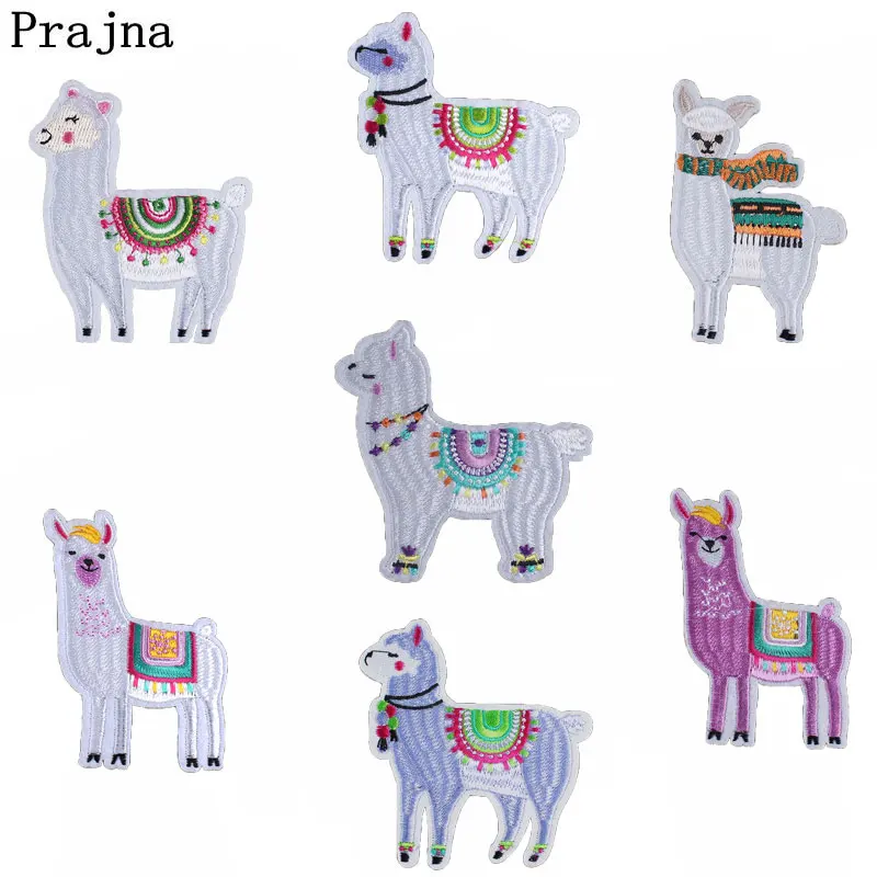 Prajna Cartoon Mens Alpaca Patches For Clothing Kids Alpaca Costume Embroidered Iron On Cute Applique Patch T-shirt DIY Apparel
Prajna Cartoon Mens Alpaca Patches For Clothing Kids Alpaca Costume Embroidered Iron On Cute Applique Patch T-shirt DIY Apparel