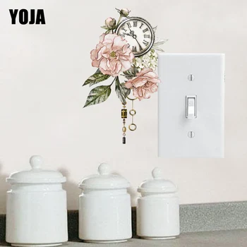 YOJA Switch Sticker Flower And Clock Artistical Plant Fashion Design Modern Wall Decal PVC 13SS0061
YOJA Switch Sticker Flower And Clock Artistical Plant Fashion Design Modern Wall Decal PVC 13SS0061
