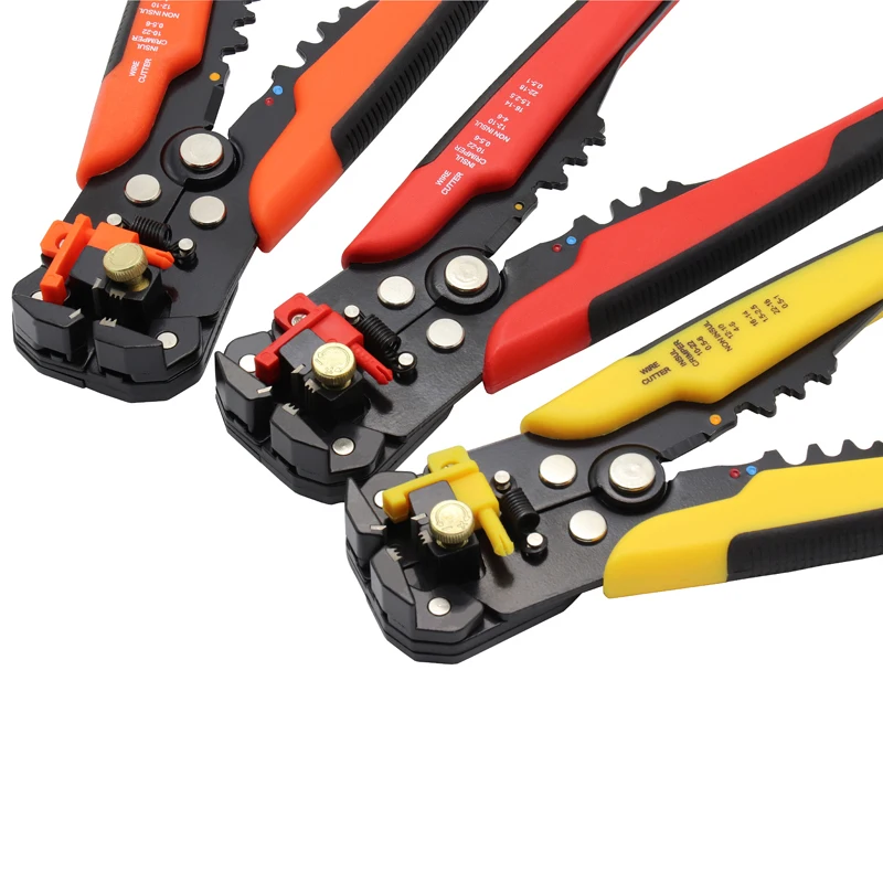 Yalku Multifunctional Automatic Cable Stripper Crimper Cable Cutter 0.2-6mm² 8 inches Professional Hand Tools
Yalku Multifunctional Automatic Cable Stripper Crimper Cable Cutter 0.2-6mm² 8 inches Professional Hand Tools