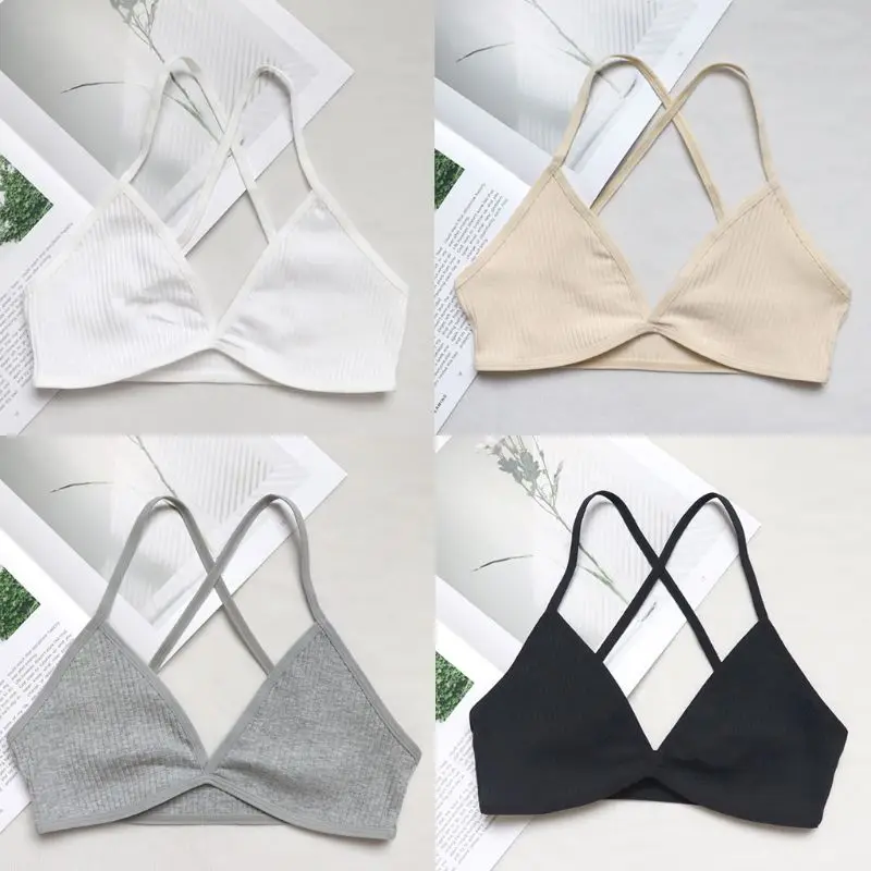 Young Girl Ultra-Thin Underwear Cotton Solid Color Strappy Training Bra Wireless Bralette Lingerie
Young Girl Ultra-Thin Underwear Cotton Solid Color Strappy Training Bra Wireless Bralette Lingerie