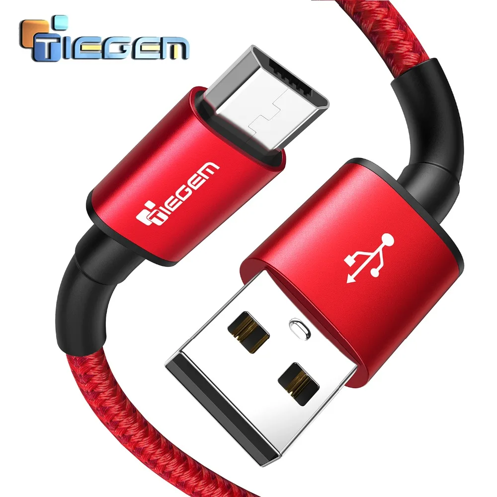 TIEGEM Micro USB Cable 2.5A Nylon Fast Charge USB Data Cable for Samsung Xiaomi LG Tablet Android Mobile Phone USB Charging Cord
TIEGEM Micro USB Cable 2.5A Nylon Fast Charge USB Data Cable for Samsung Xiaomi LG Tablet Android Mobile Phone USB Charging Cord