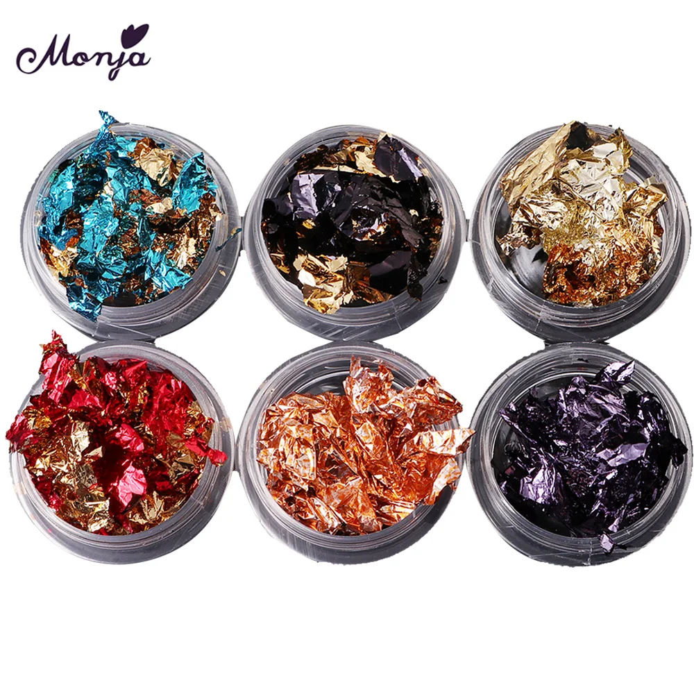 6pcs Gold Silver Glitter Nail Foil Sticker Gel Adhesive Glue Image Transfer Paillette Flake Full Cover Laser Decal Decor
6pcs Gold Silver Glitter Nail Foil Sticker Gel Adhesive Glue Image Transfer Paillette Flake Full Cover Laser Decal Decor