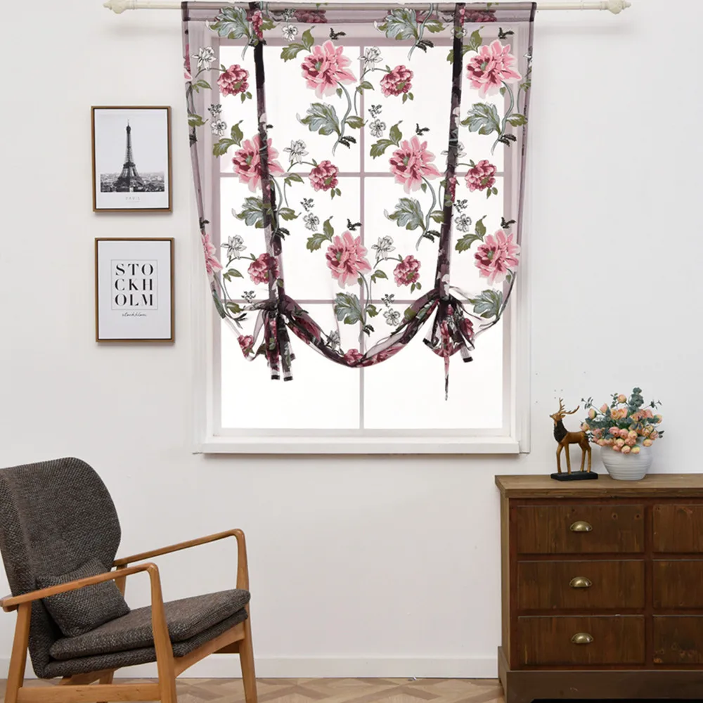 1pcs bathroom peony flower roman curtain transparent short flower tulle curtain living room butterfly window screen 2018 M3
1pcs bathroom peony flower roman curtain transparent short flower tulle curtain living room butterfly window screen 2018 M3