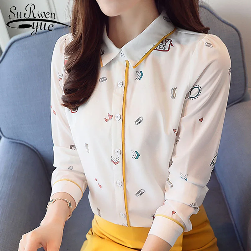 spring blouse 2018 female long sleeved shirt women doll collar blouse fashion printed chiffon office lady slim tops D270 30
spring blouse 2018 female long sleeved shirt women doll collar blouse fashion printed chiffon office lady slim tops D270 30